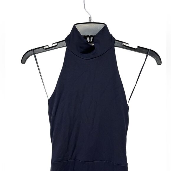 NWT Susana Monaco | Midnight Mock Open Back 32” Jumpsuit S - Picture 7 of 12